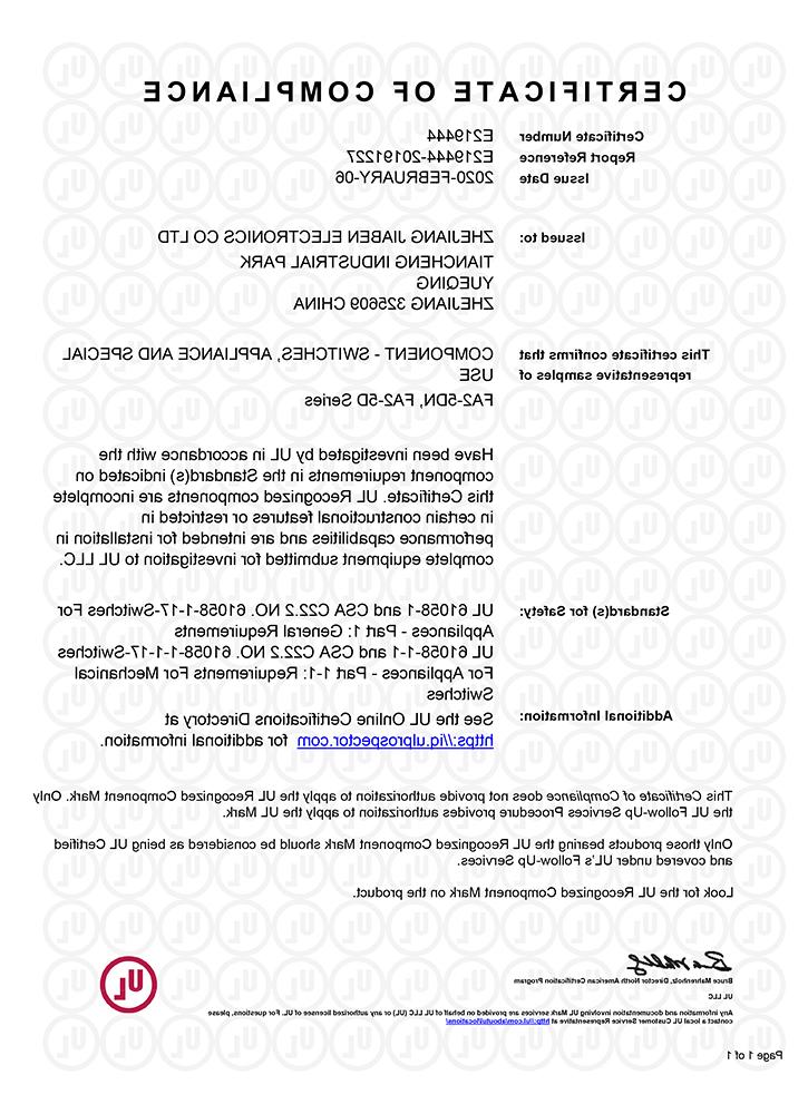 E219444-20191227-Certificate-of-Compliance-FA2-5DN